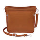 Slim Crossbody Concealed Carry Top Grain USA Cowhide - Saddle