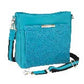Slim Crossbody Concealed Carry Purse Lambskin - Turquiuse Blue