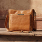 Slim Crossbody Concealed Carry Purse Distressed Buffalo Caramel