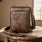 Crossbody Shoulder Pouch Concealed Carry Bag Buffalo - Brown