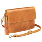 Clutch Concealed Carry Purse Distressed Buffalo - Carmel