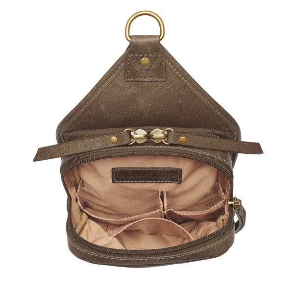 Compact Concealed Carry Sling Crossbody USA Buffalo Leather