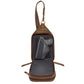 Compact Concealed Carry Sling Crossbody USA Buffalo Leather