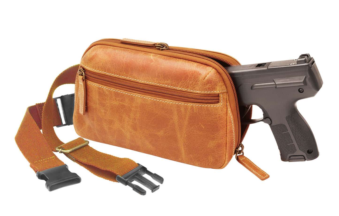 Waist-pack Concealed Carry Crossbody Distressed Buffalo