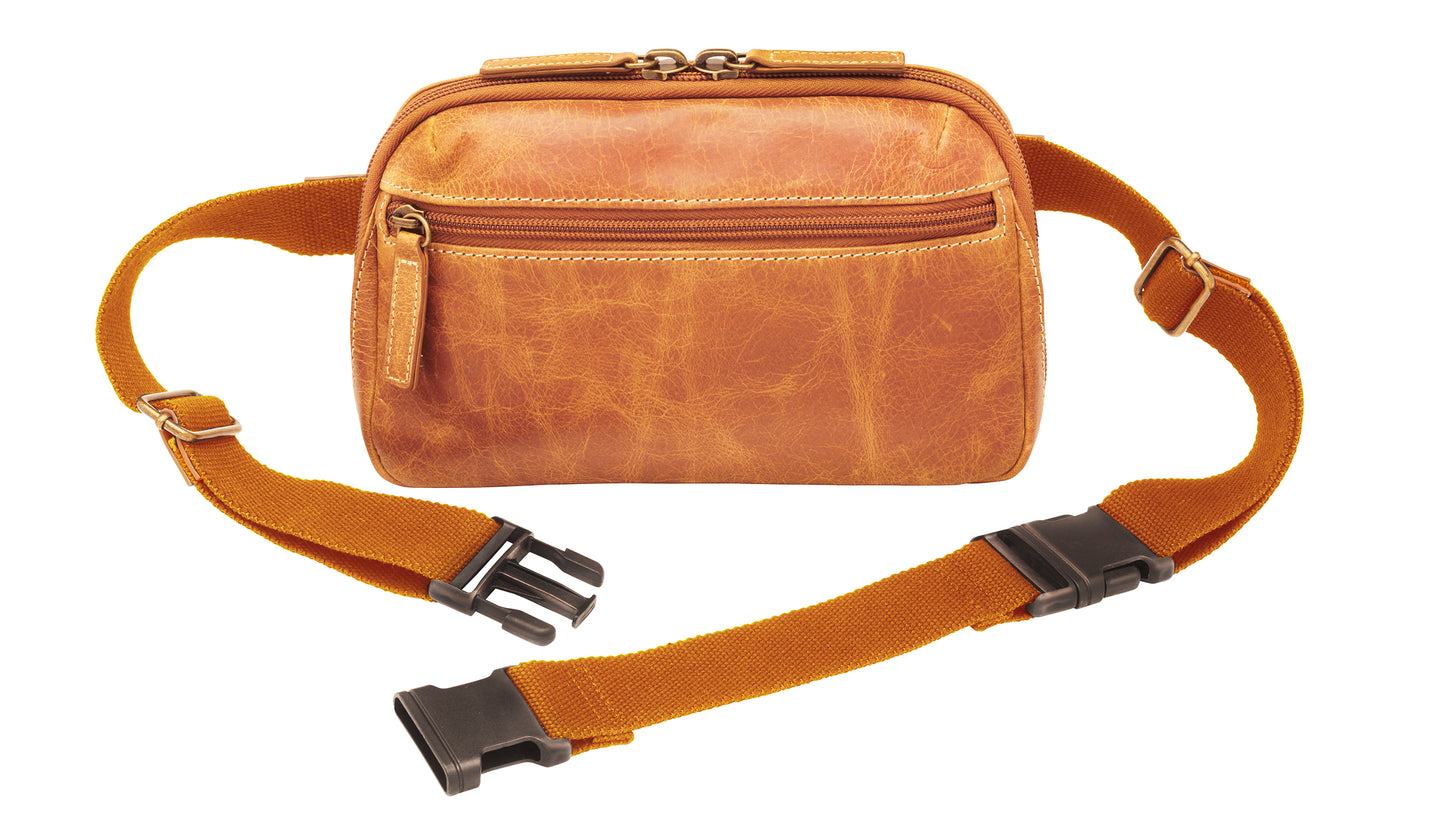Waist-pack Concealed Carry Crossbody Distressed Buffalo