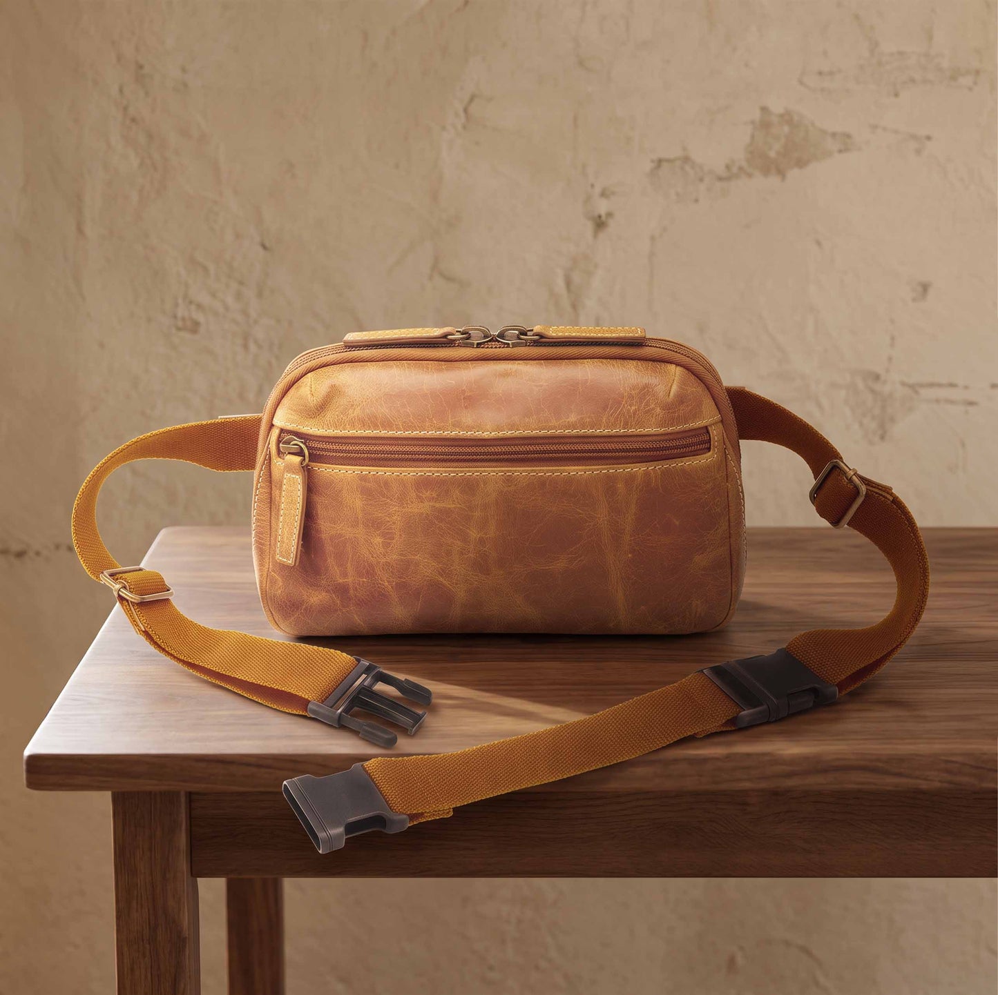 Waist-pack Concealed Carry Crossbody Distressed Buffalo