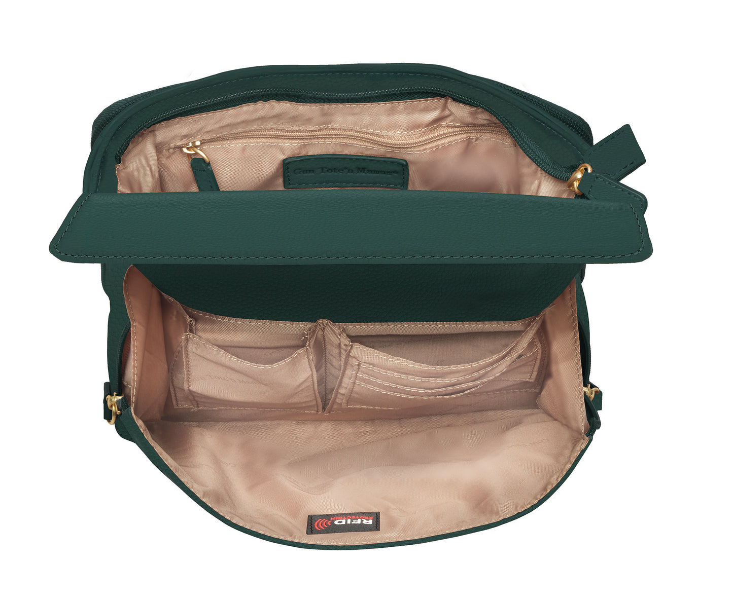 Clutch Concealed Carry Purse Debossed - Forest