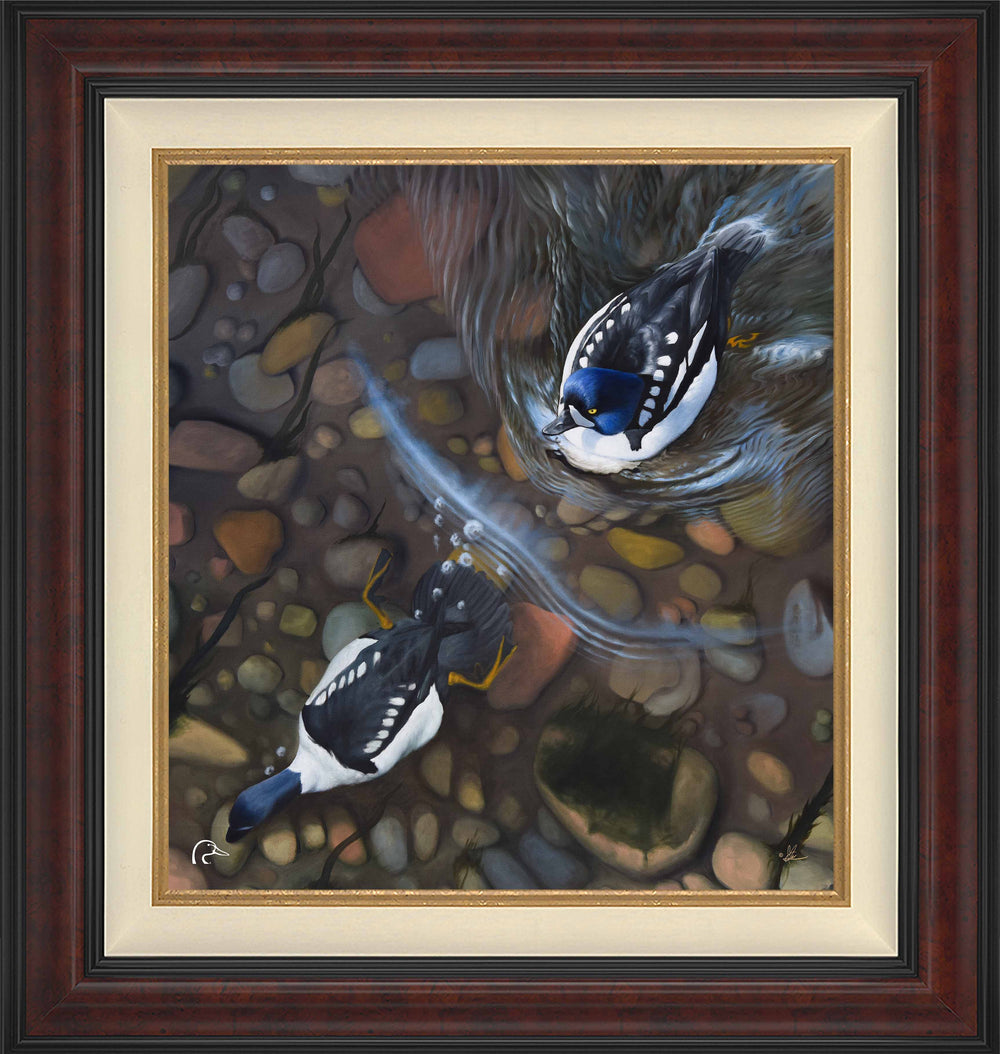 Lamar River Divers Limited Edition Canvas - Official Ducks Unlimited Art