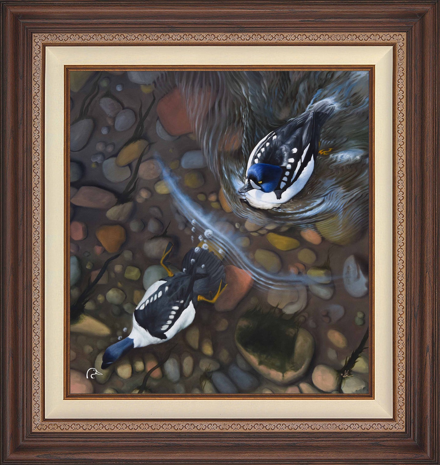 Lamar River Divers Limited Edition Canvas - Official Ducks Unlimited Art