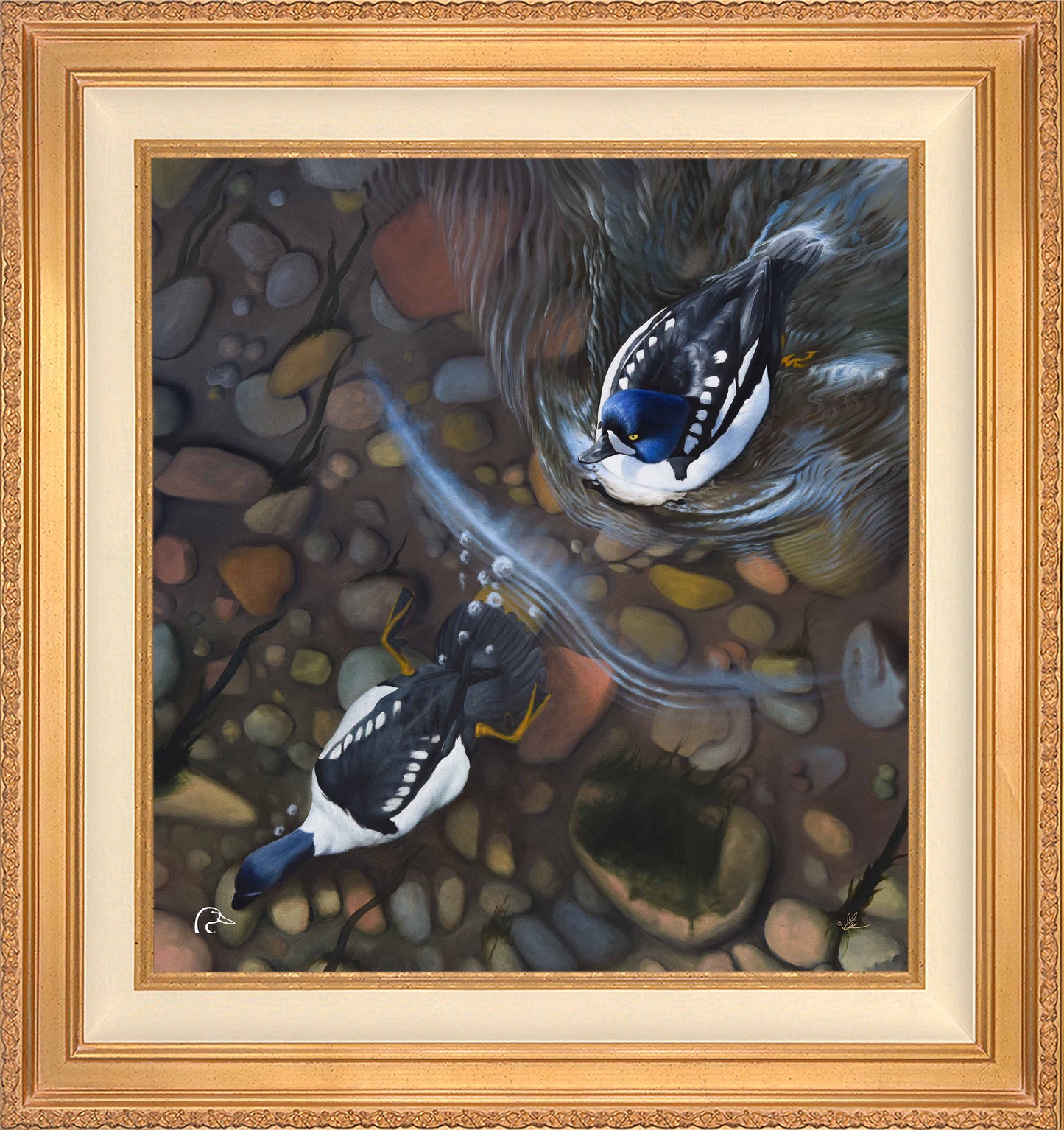 Lamar River Divers Limited Edition Canvas - Official Ducks Unlimited Art