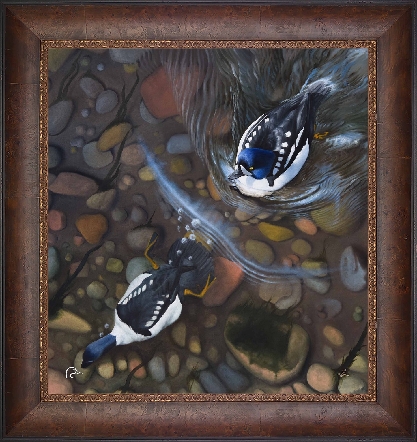 Lamar River Divers Limited Edition Canvas - Official Ducks Unlimited Art