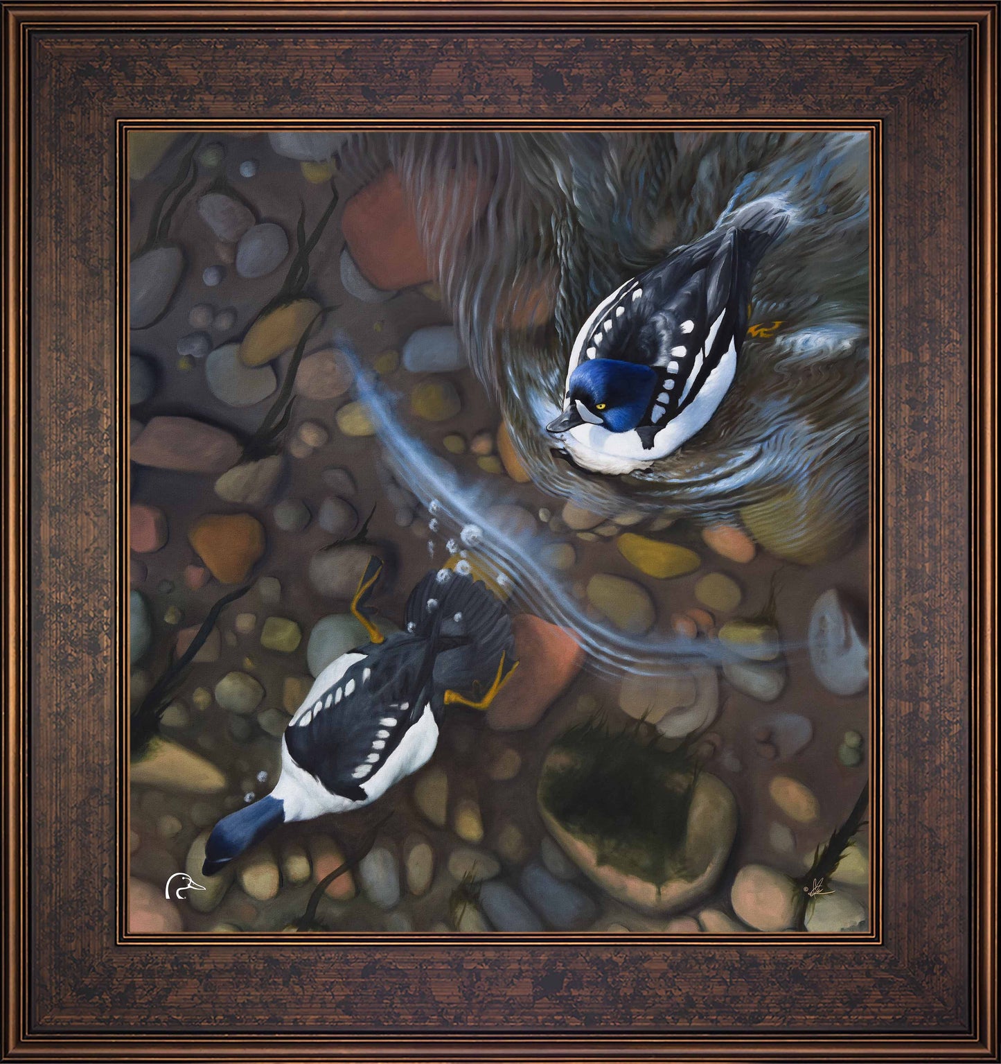 Lamar River Divers Limited Edition Canvas - Official Ducks Unlimited Art