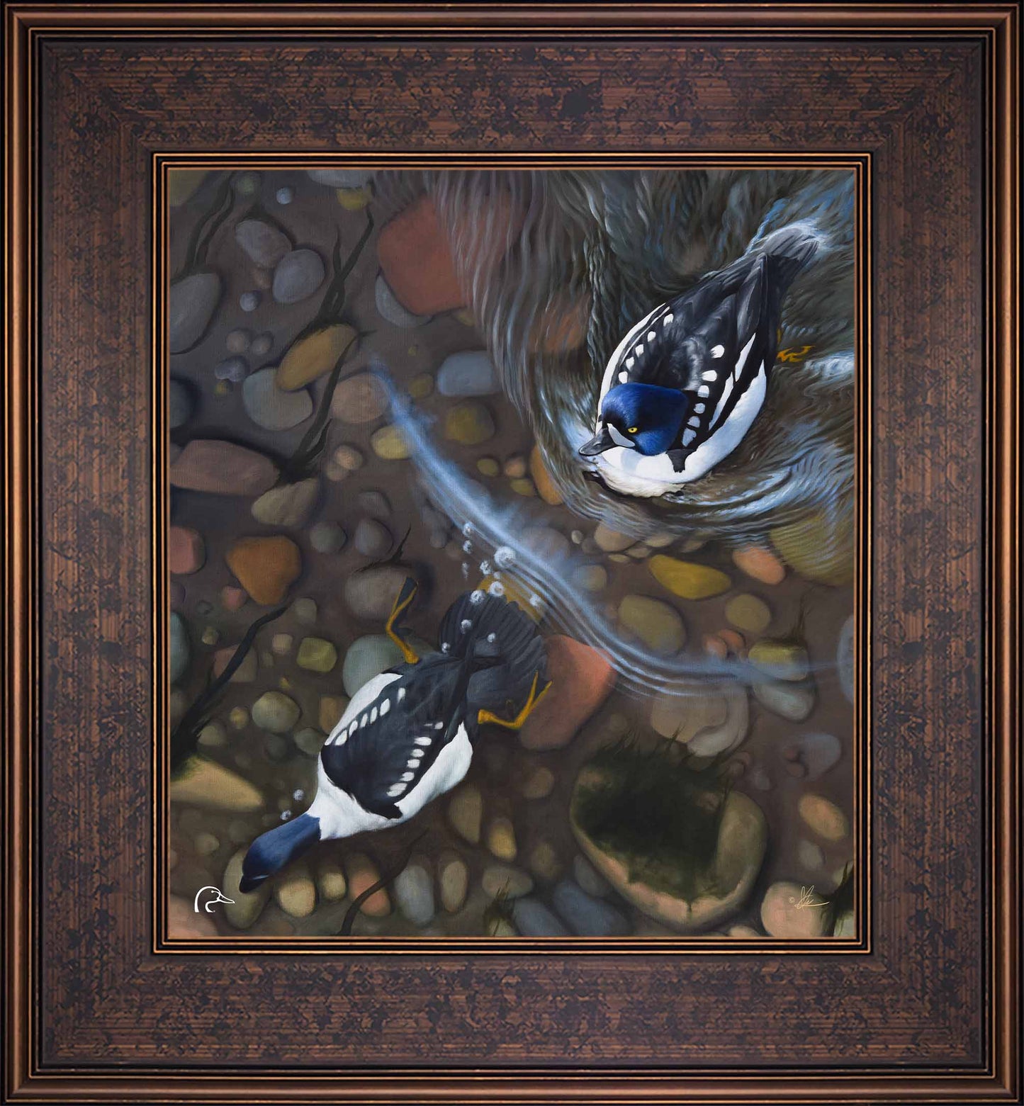 Lamar River Divers Limited Edition Canvas - Official Ducks Unlimited Art