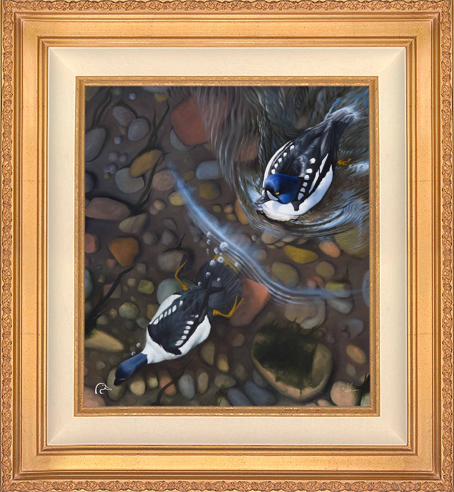 Lamar River Divers Limited Edition Canvas - Official Ducks Unlimited Art