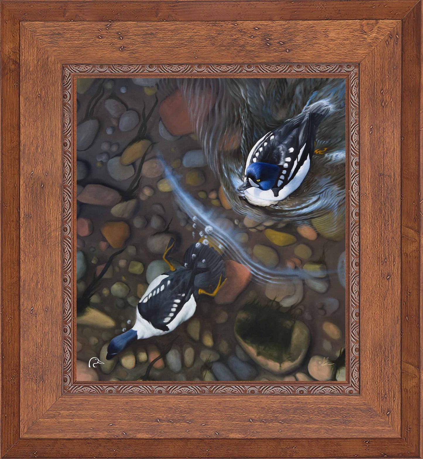 Lamar River Divers Limited Edition Canvas - Official Ducks Unlimited Art