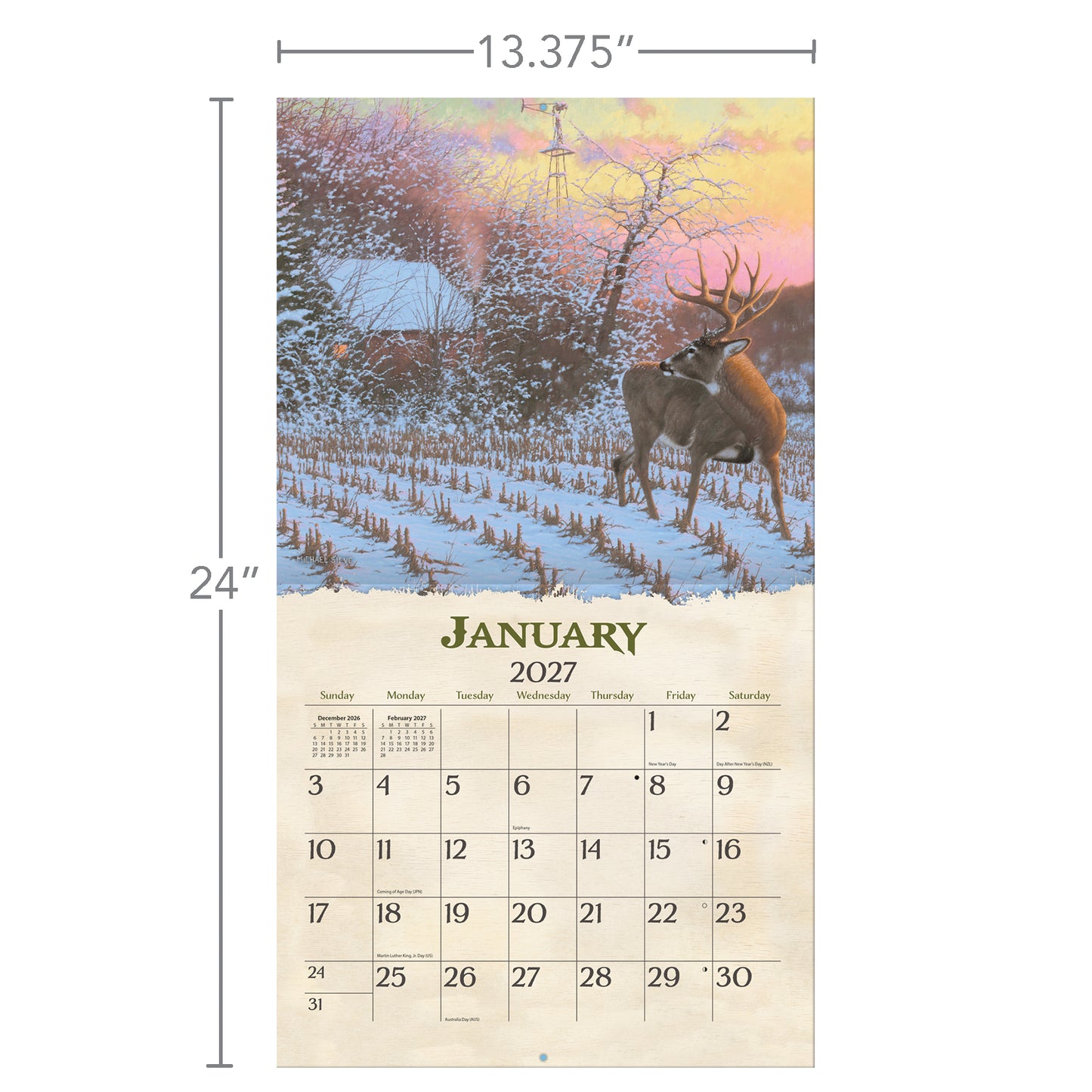 Beyond the Woods - 2027 Wall Calendar
