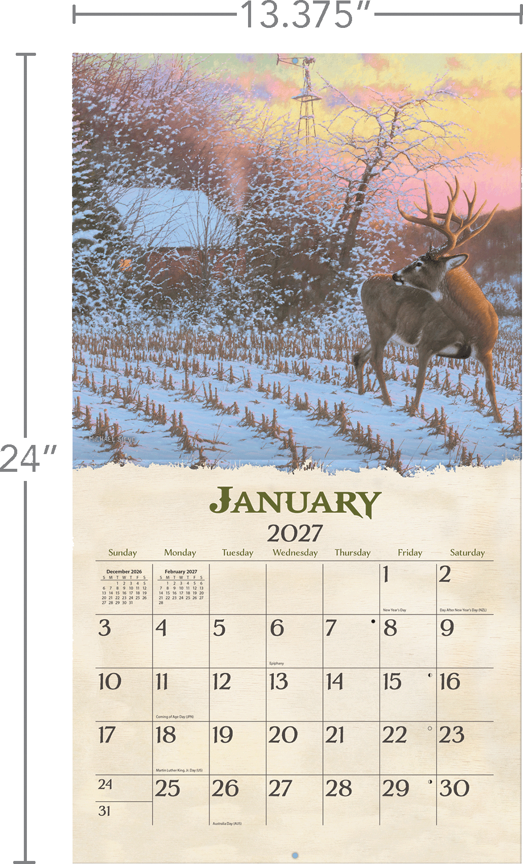 Beyond the Woods - 2027 Wall Calendar