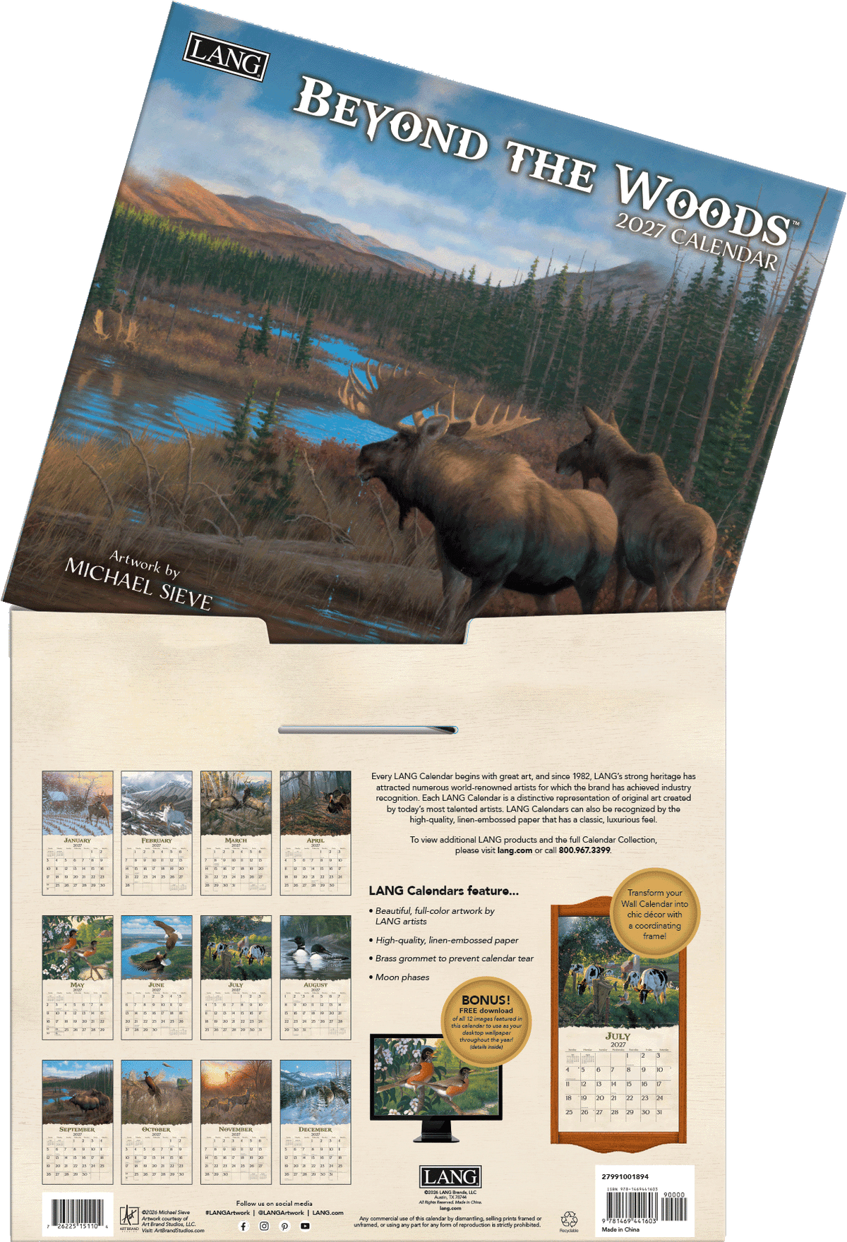Beyond the Woods - 2027 Wall Calendar