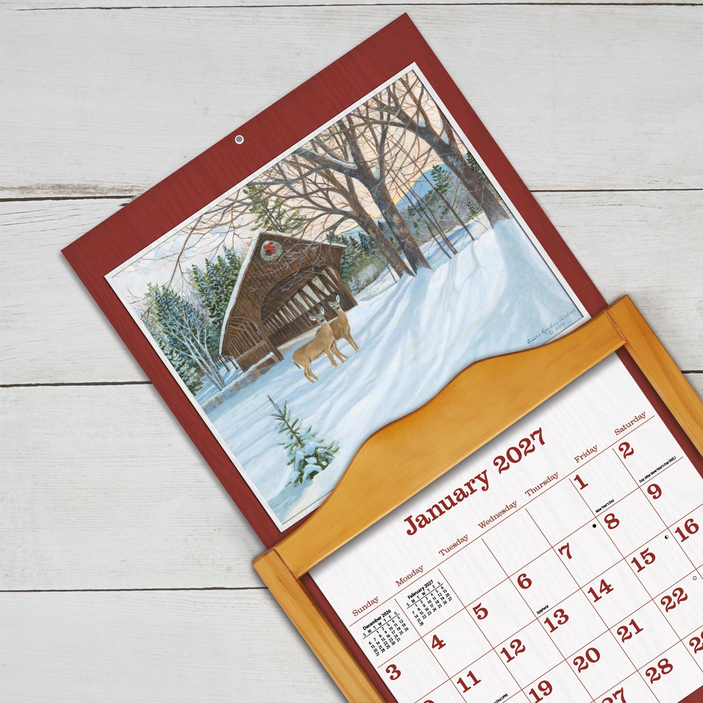 Covered Bridge - 2027 Wall Calendar