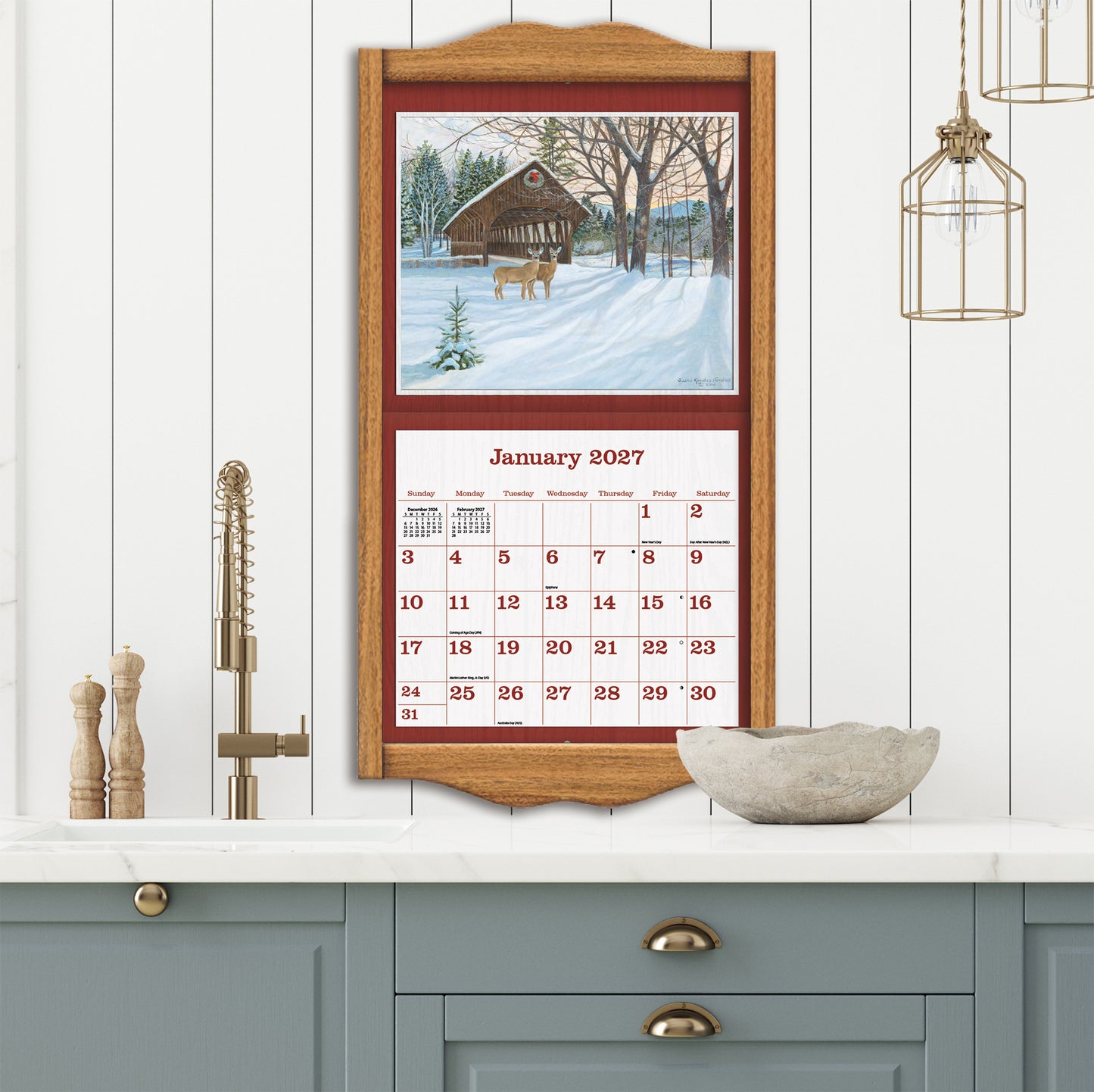 Covered Bridge - 2027 Wall Calendar