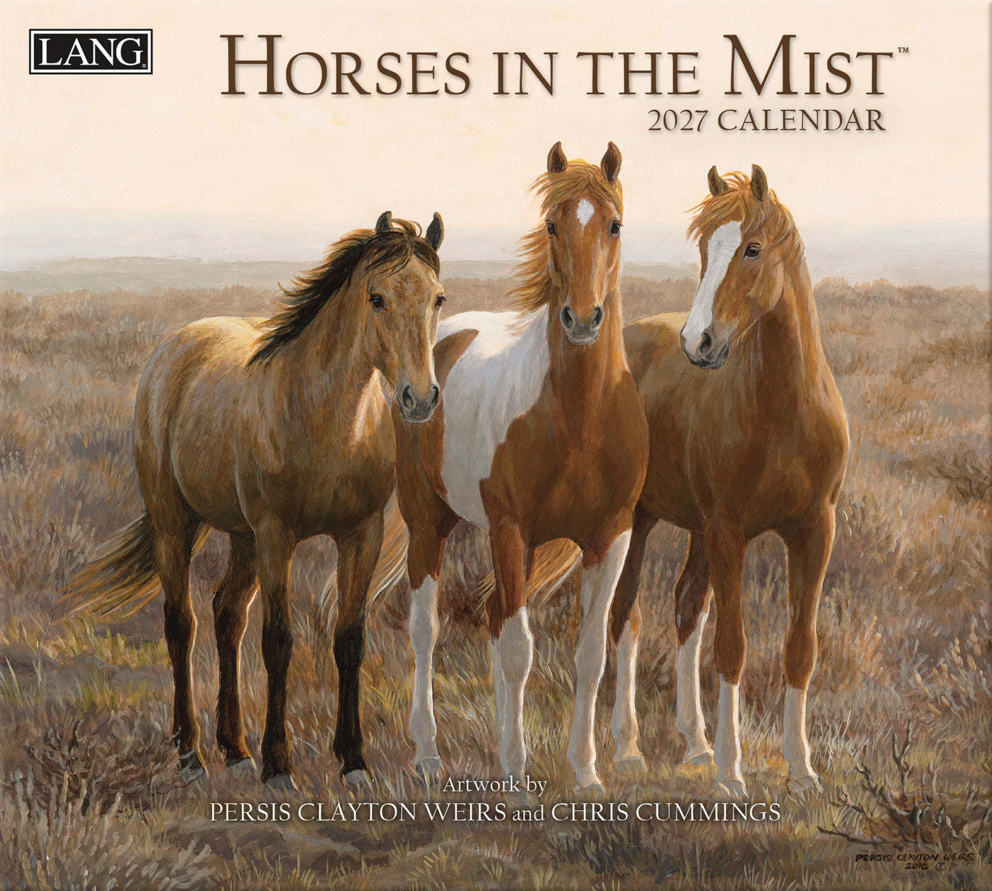 Horses in the Mist - 2027 Wall Calendar