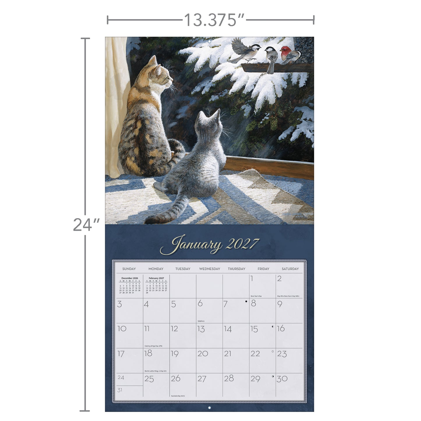 Love of Cats - 2027 Wall Calendar
