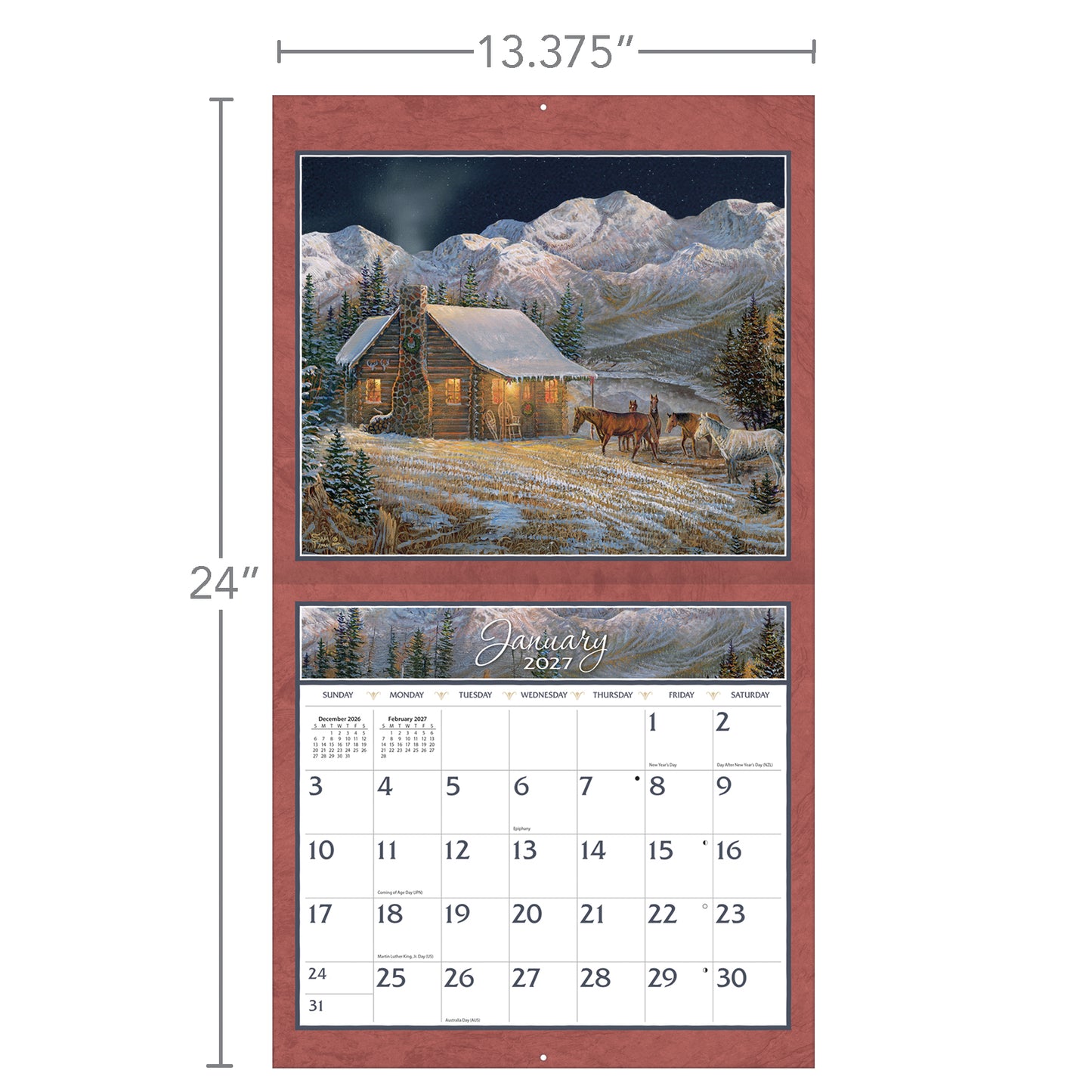 Meadowland - 2027 Wall Calendar