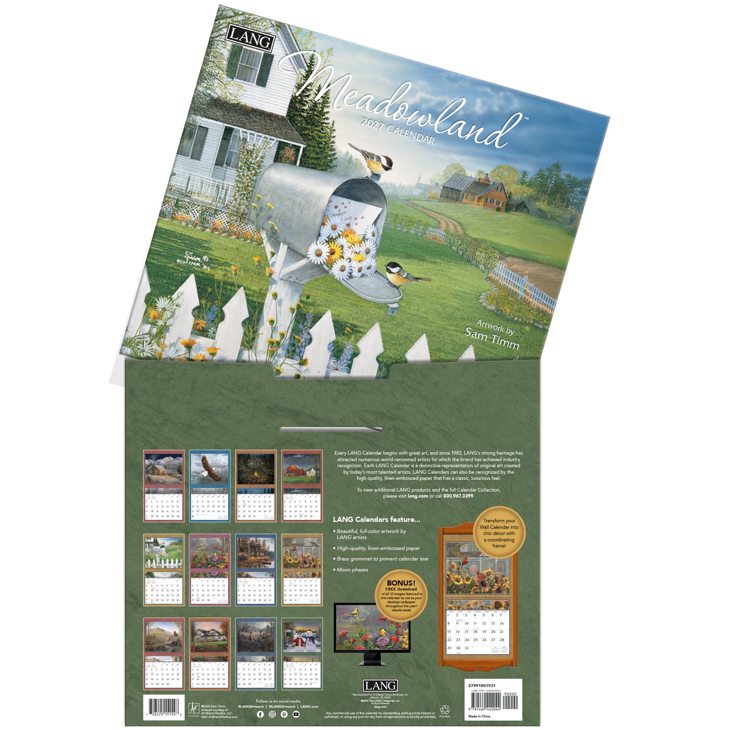 Meadowland - 2027 Wall Calendar