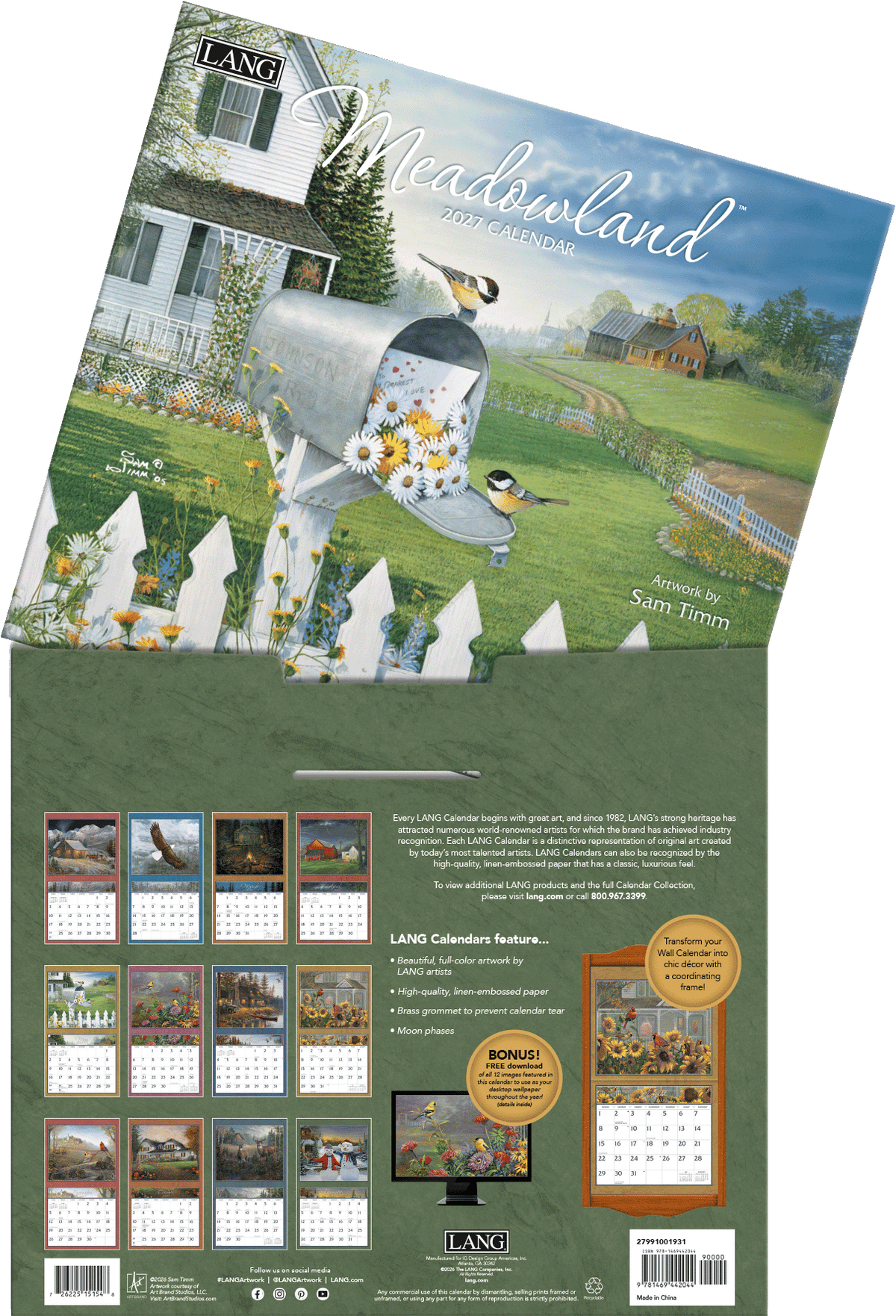 Meadowland - 2027 Wall Calendar
