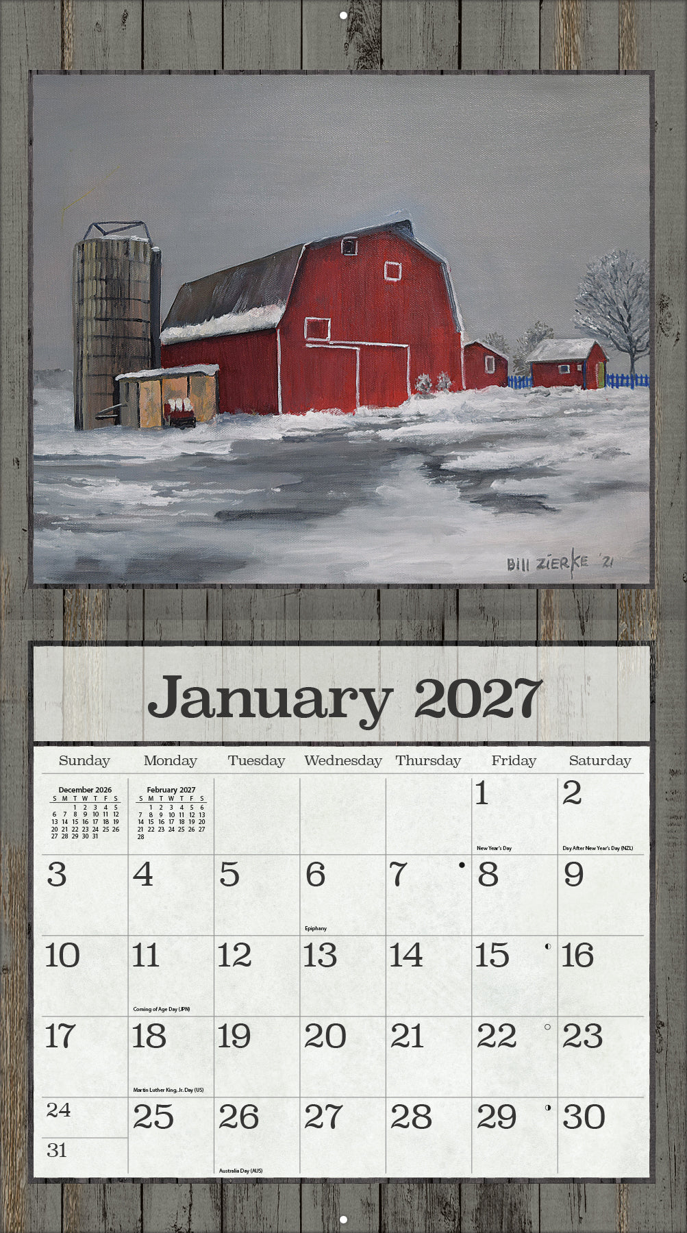 On the Farm - 2027 Wall Calendar