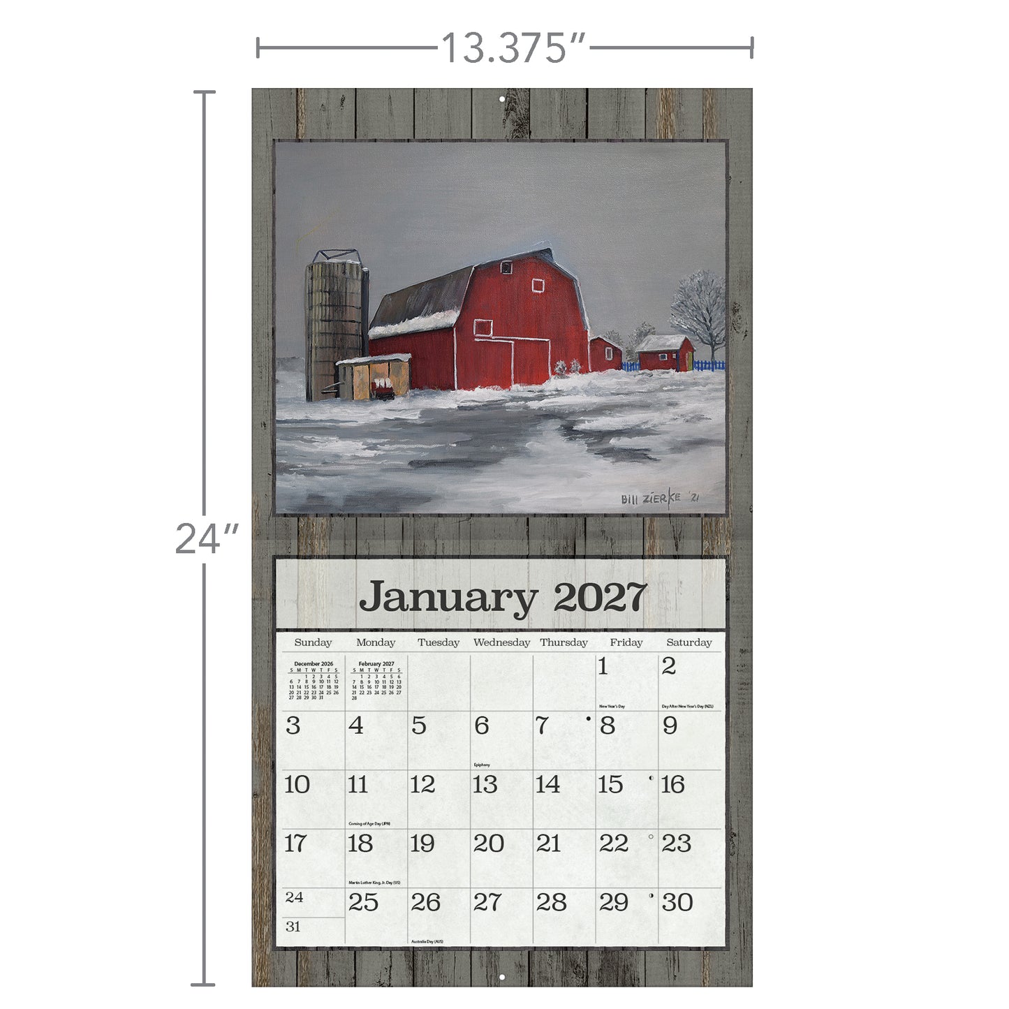 On the Farm - 2027 Wall Calendar