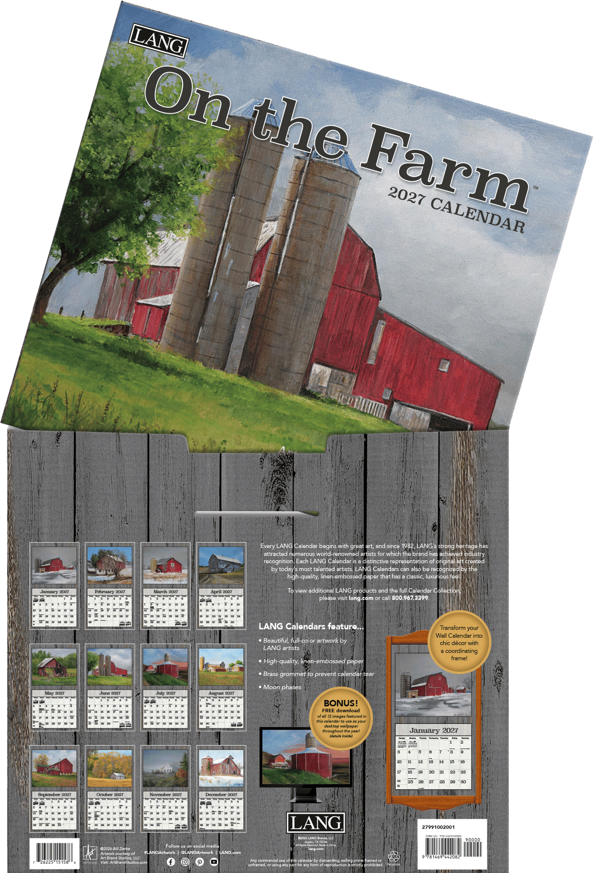 On the Farm - 2027 Wall Calendar