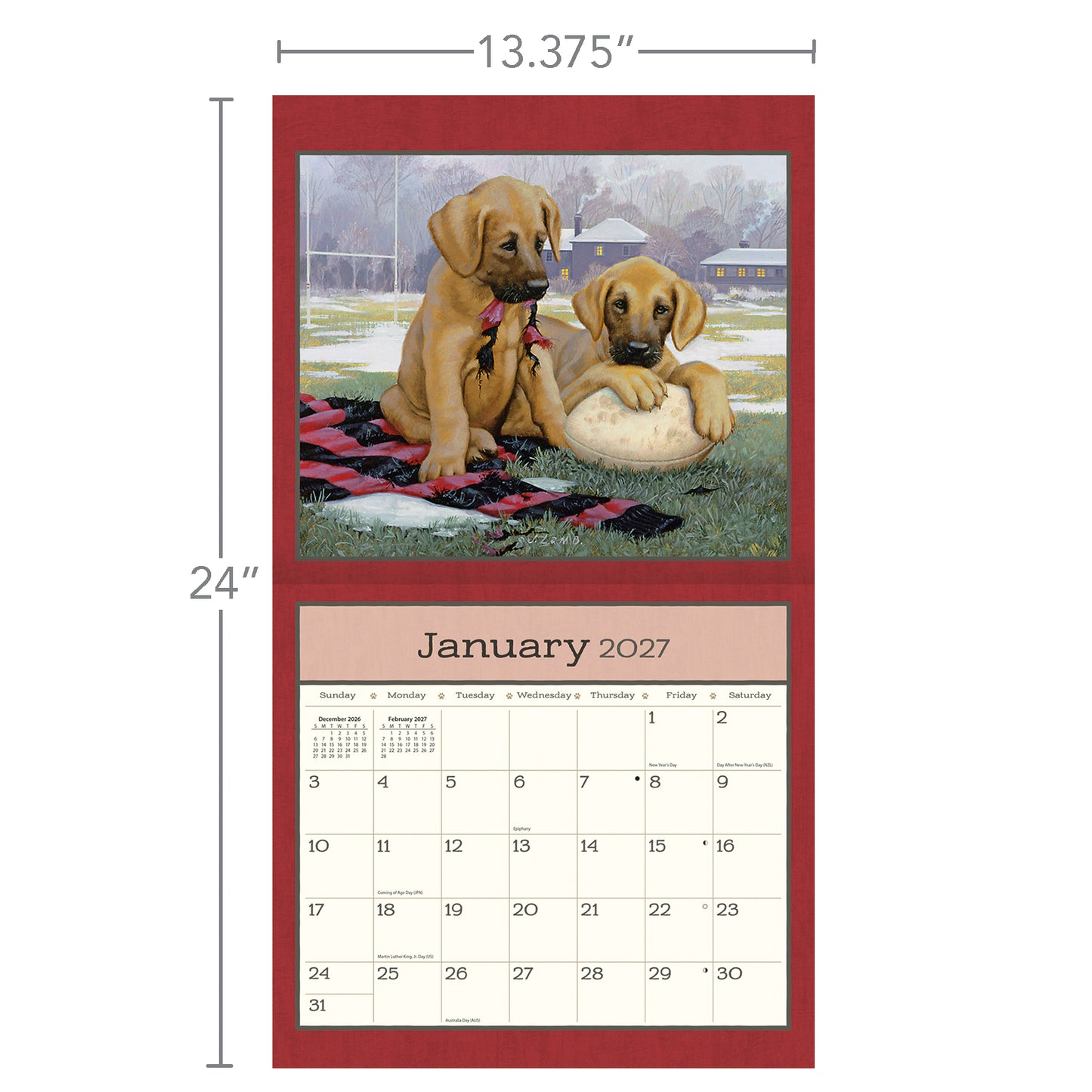 Puppy - 2027 Wall Calendar