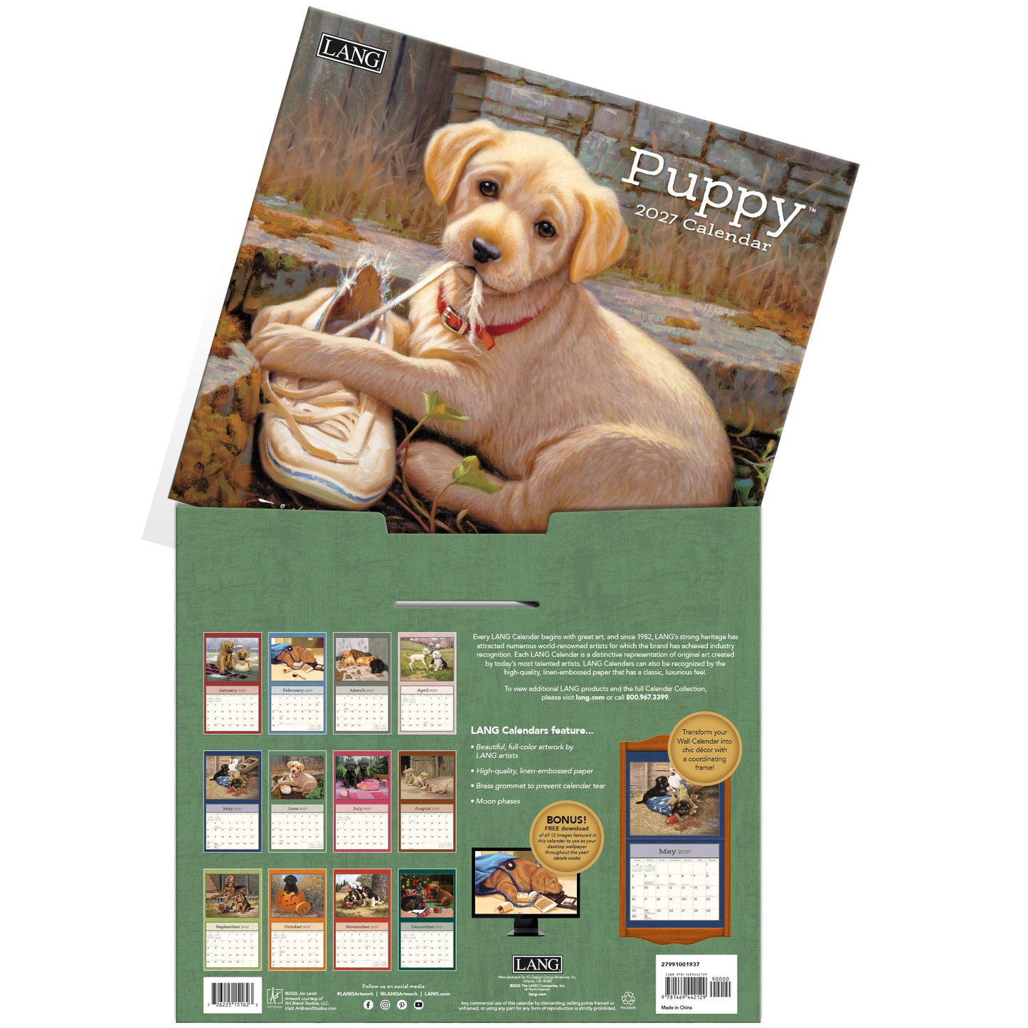 Puppy - 2027 Wall Calendar
