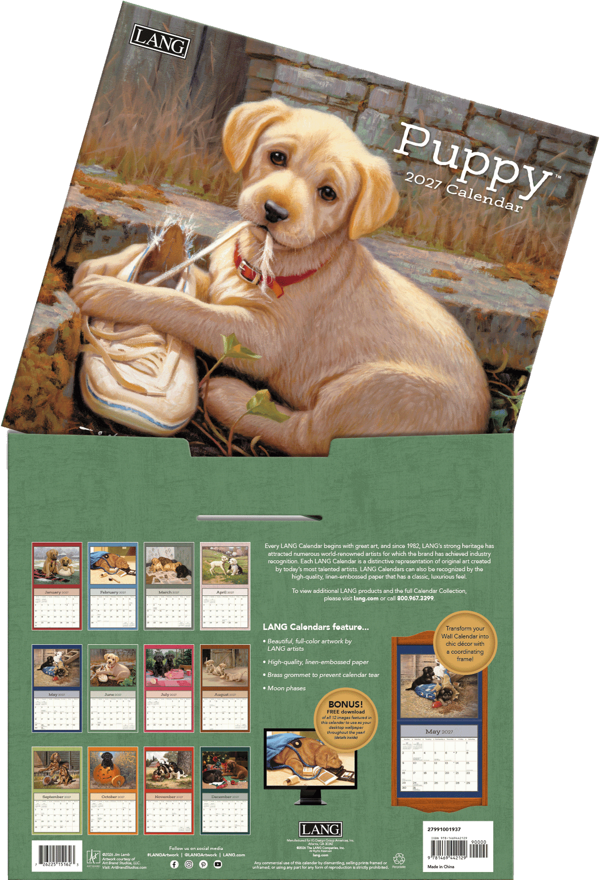 Puppy - 2027 Wall Calendar