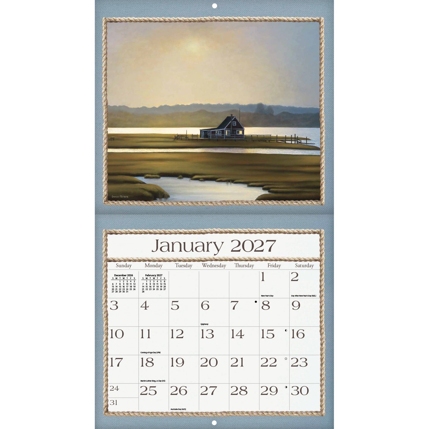Seaside - 2027 Wall Calendar