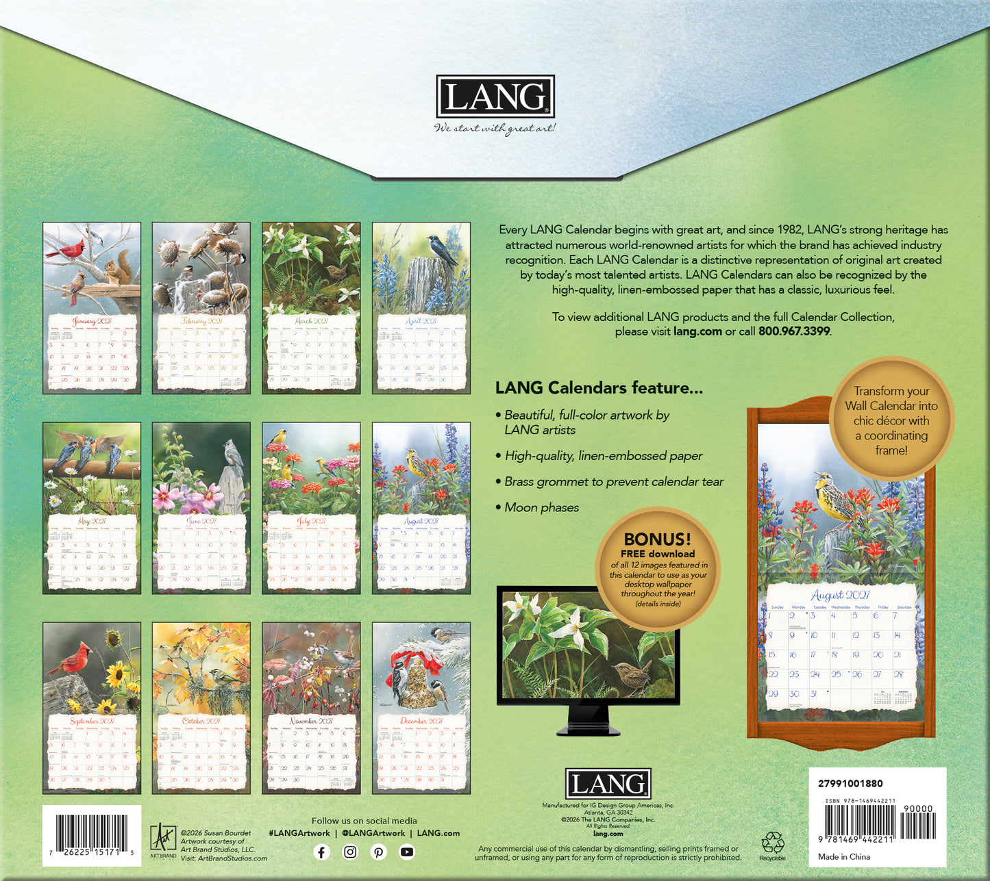 Songbirds™ - 2027 Wall Calendar