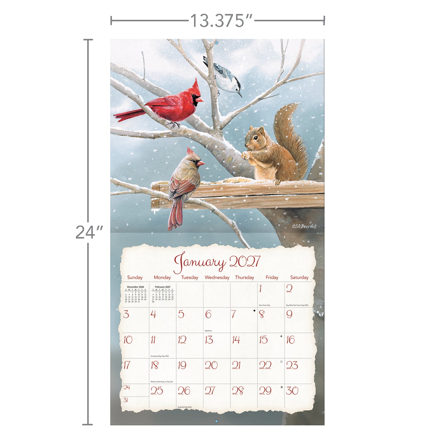 Songbirds™ - 2027 Wall Calendar