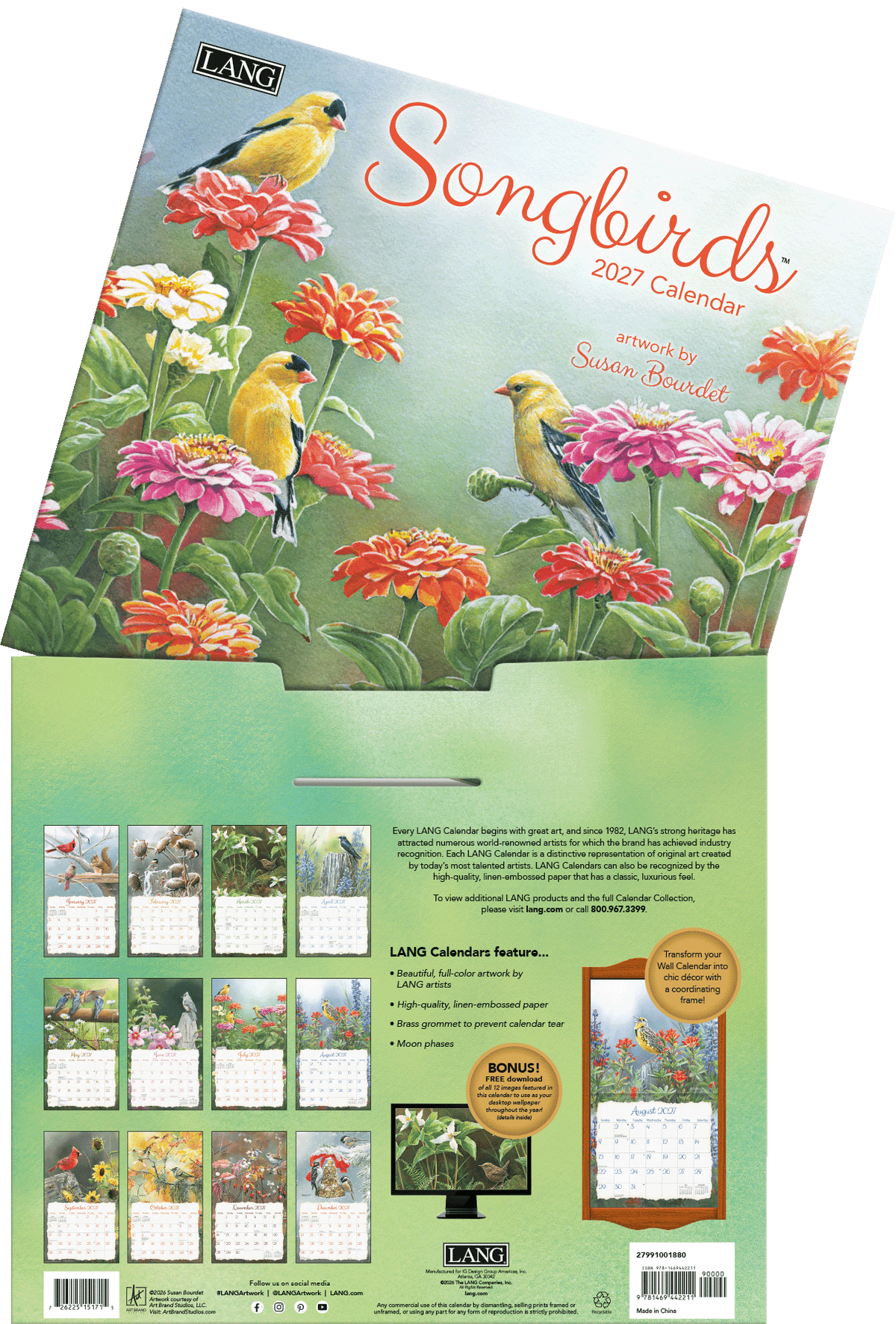 Songbirds™ - 2027 Wall Calendar