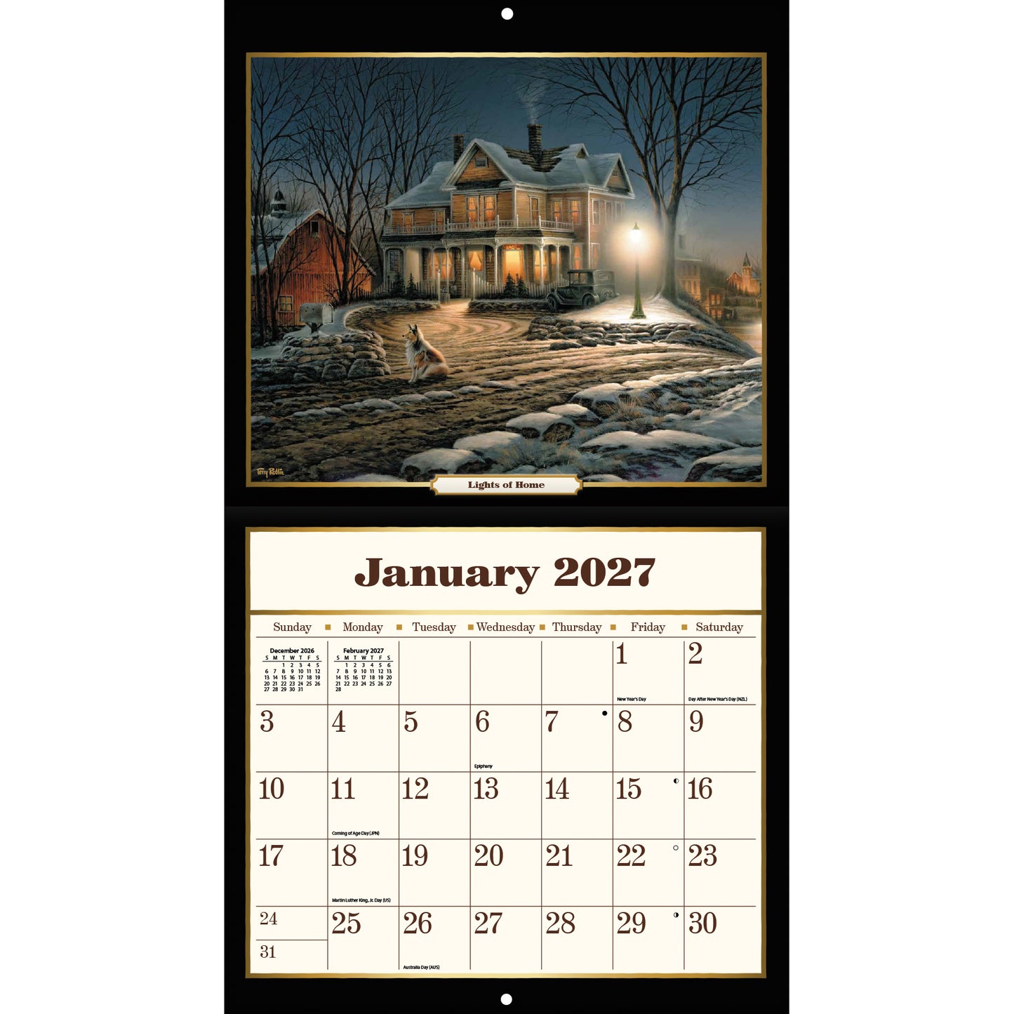Terry Redlin - 2027 Wall Calendar