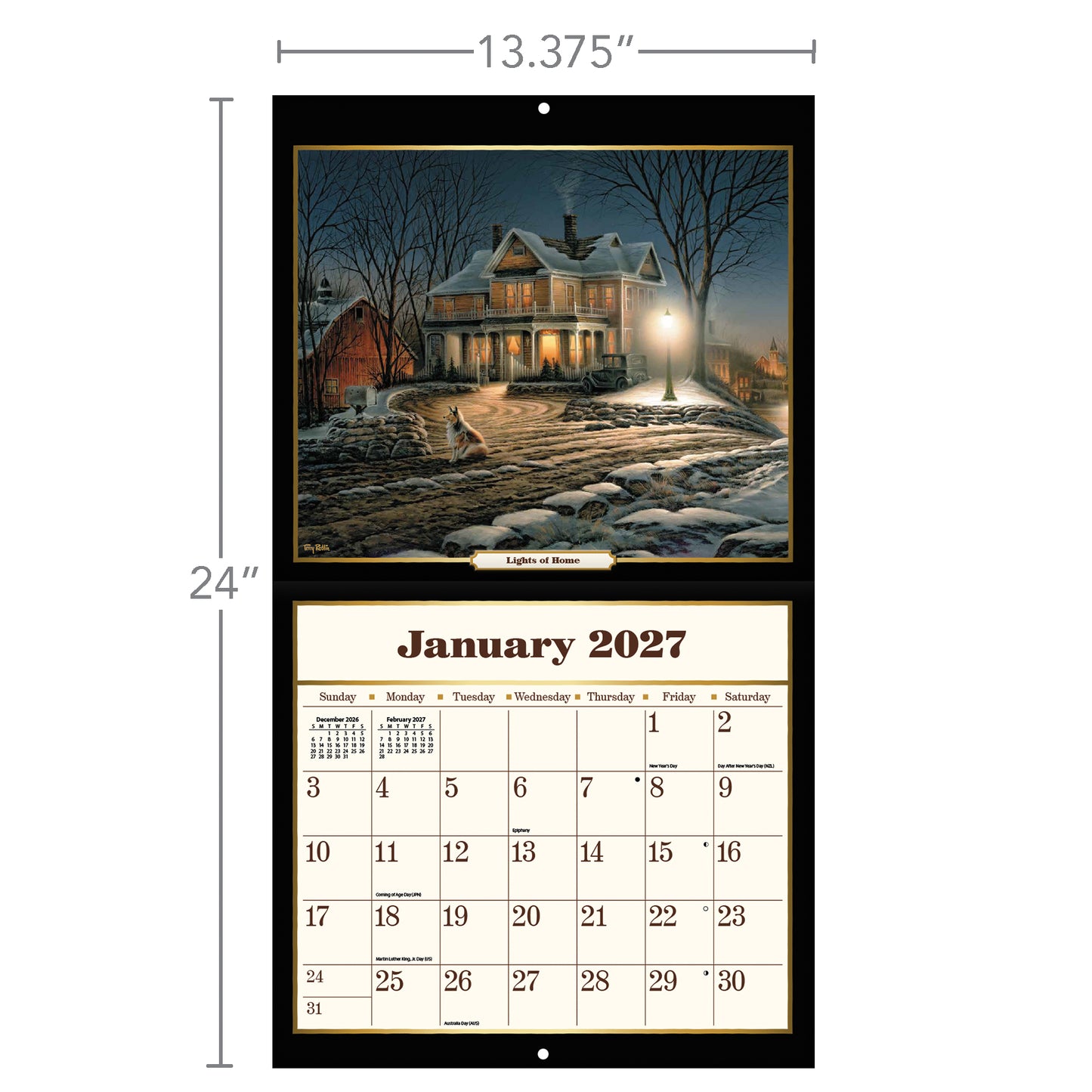 Terry Redlin - 2027 Wall Calendar
