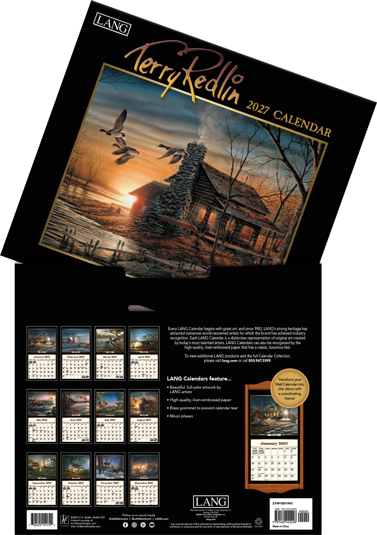 Terry Redlin - 2027 Wall Calendar