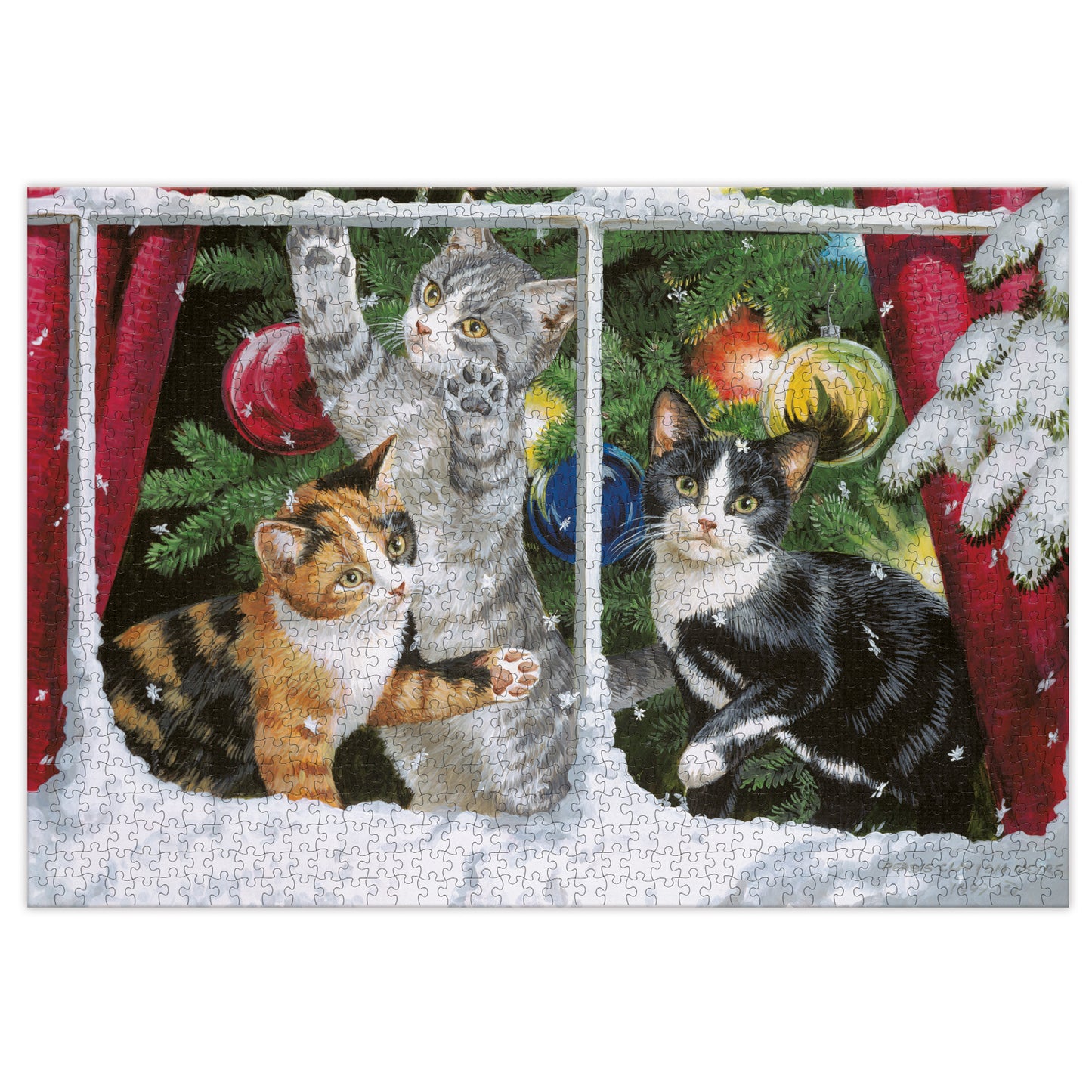 Kitten Christmas 1000 Pcs - Puzzles