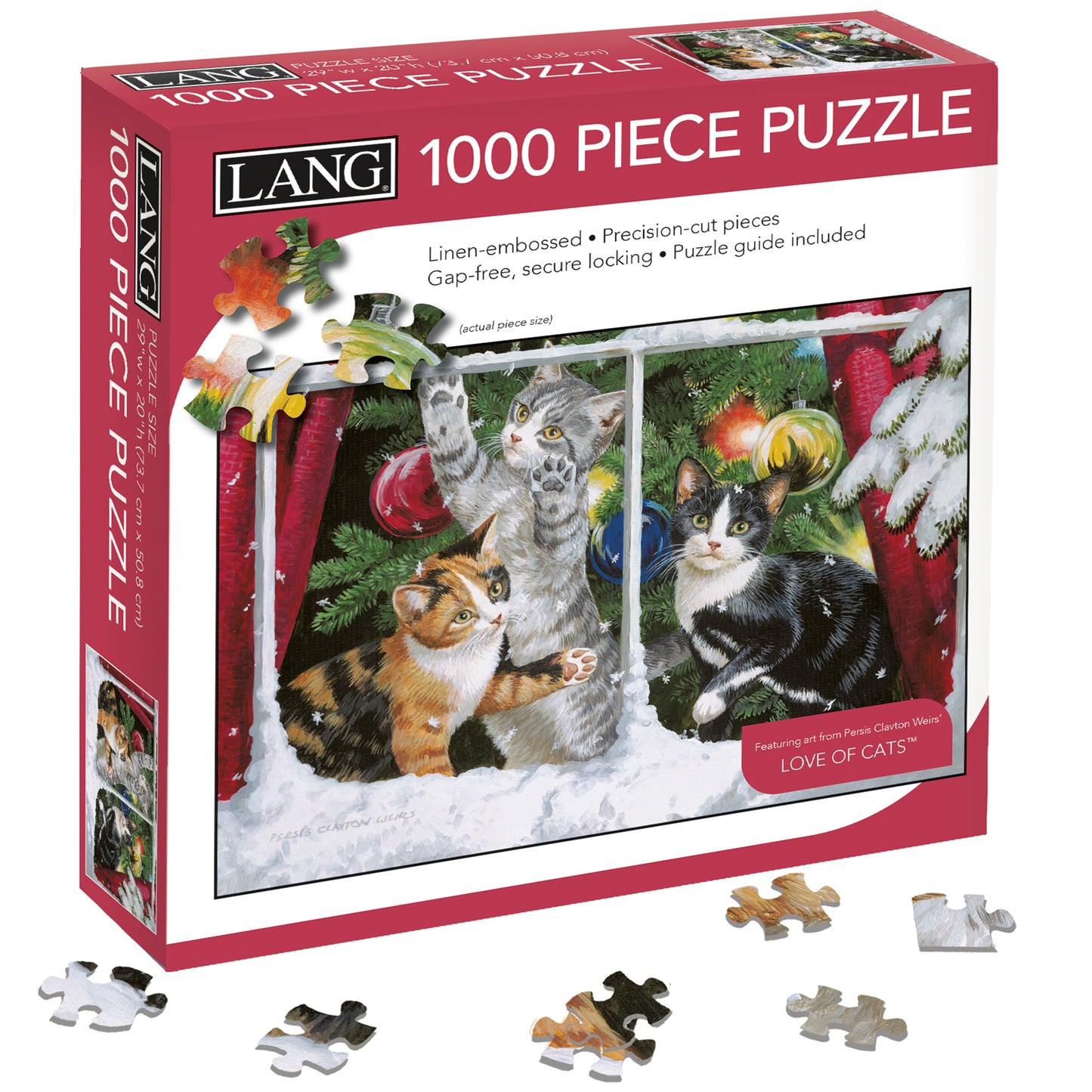 Kitten Christmas 1000 Pcs - Puzzles