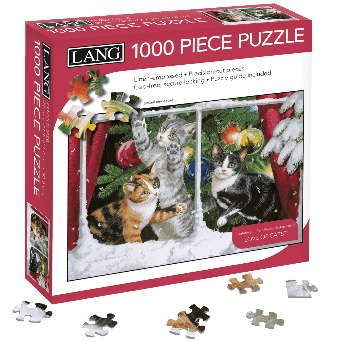 Kitten Christmas 1000 Pcs - Puzzles