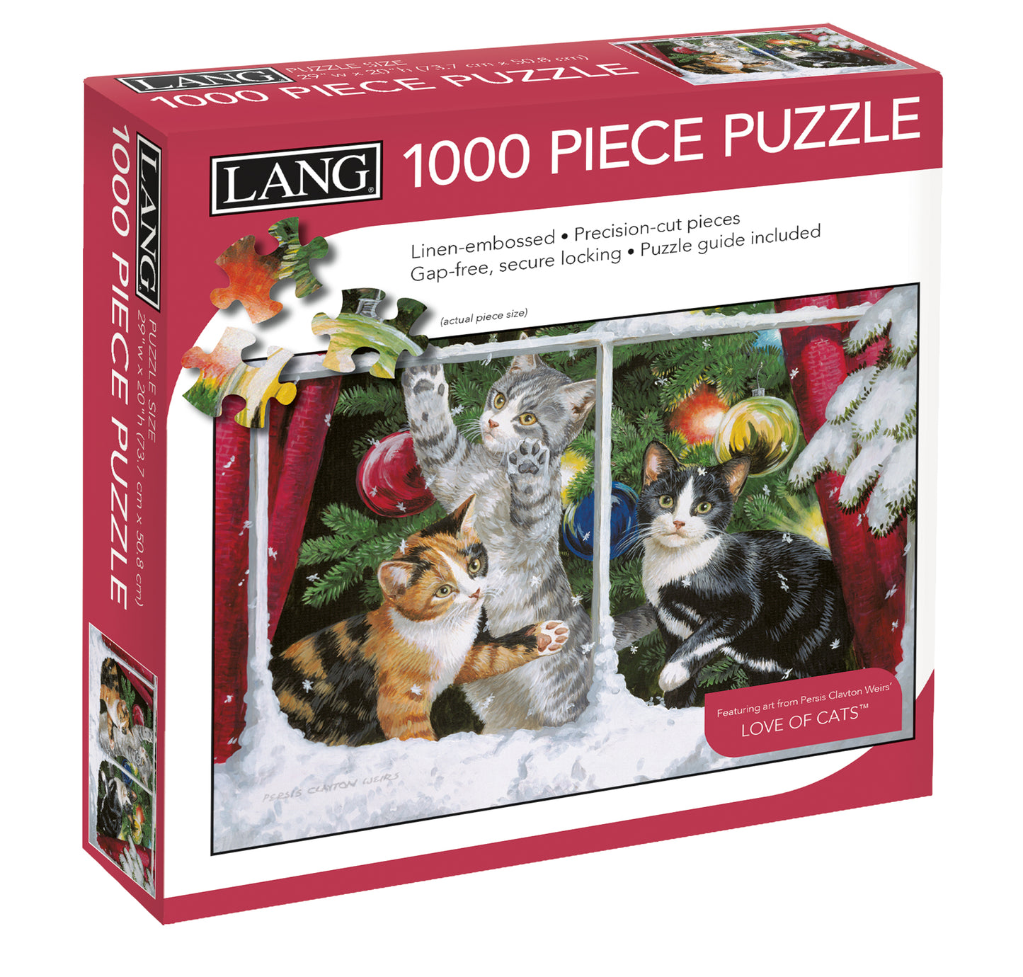 Kitten Christmas 1000 Pcs - Puzzles