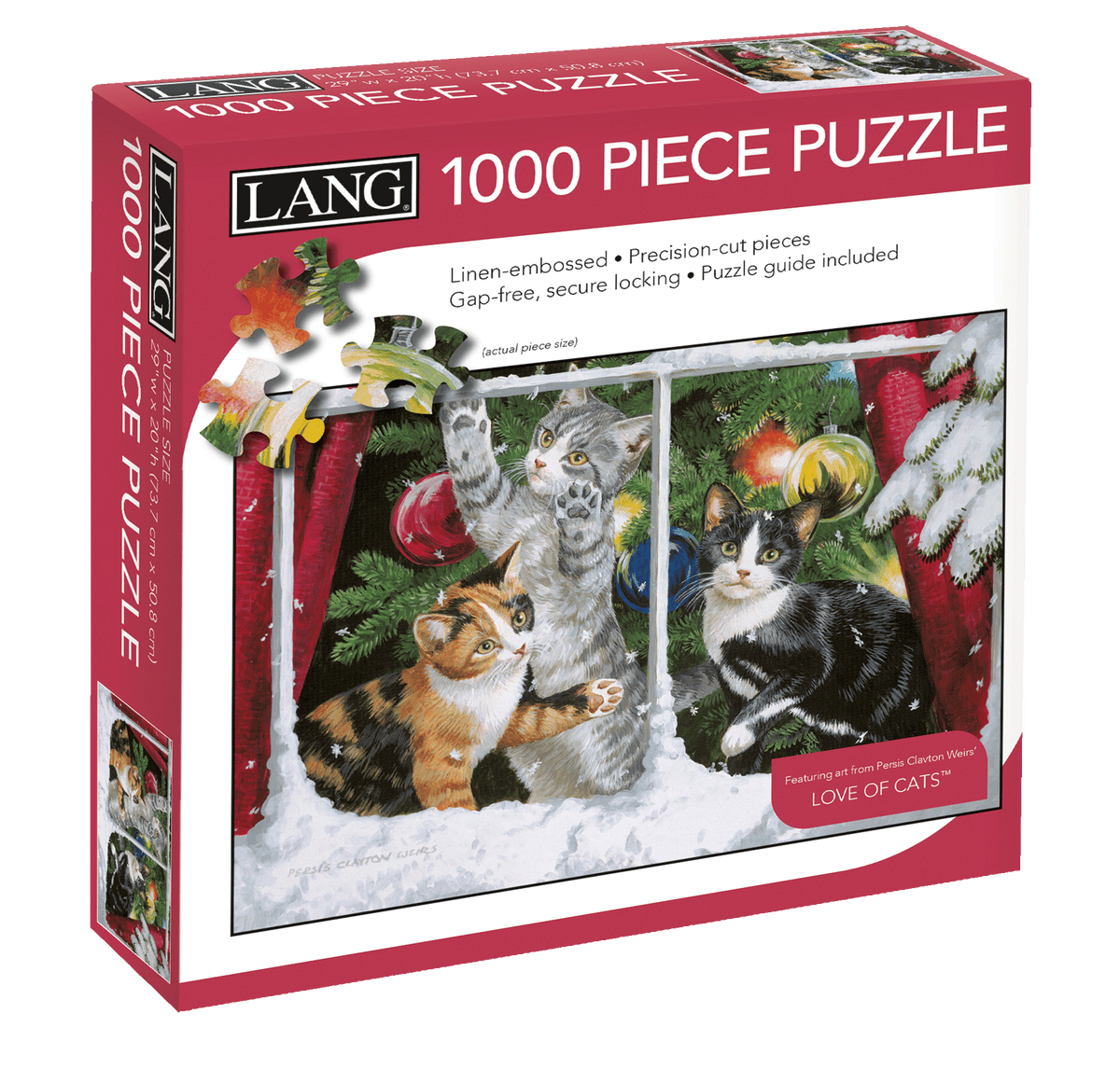 Kitten Christmas 1000 Pcs - Puzzles