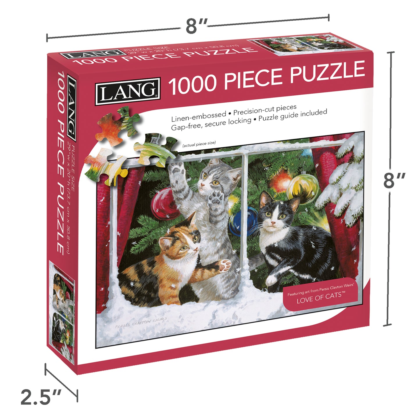 Kitten Christmas 1000 Pcs - Puzzles