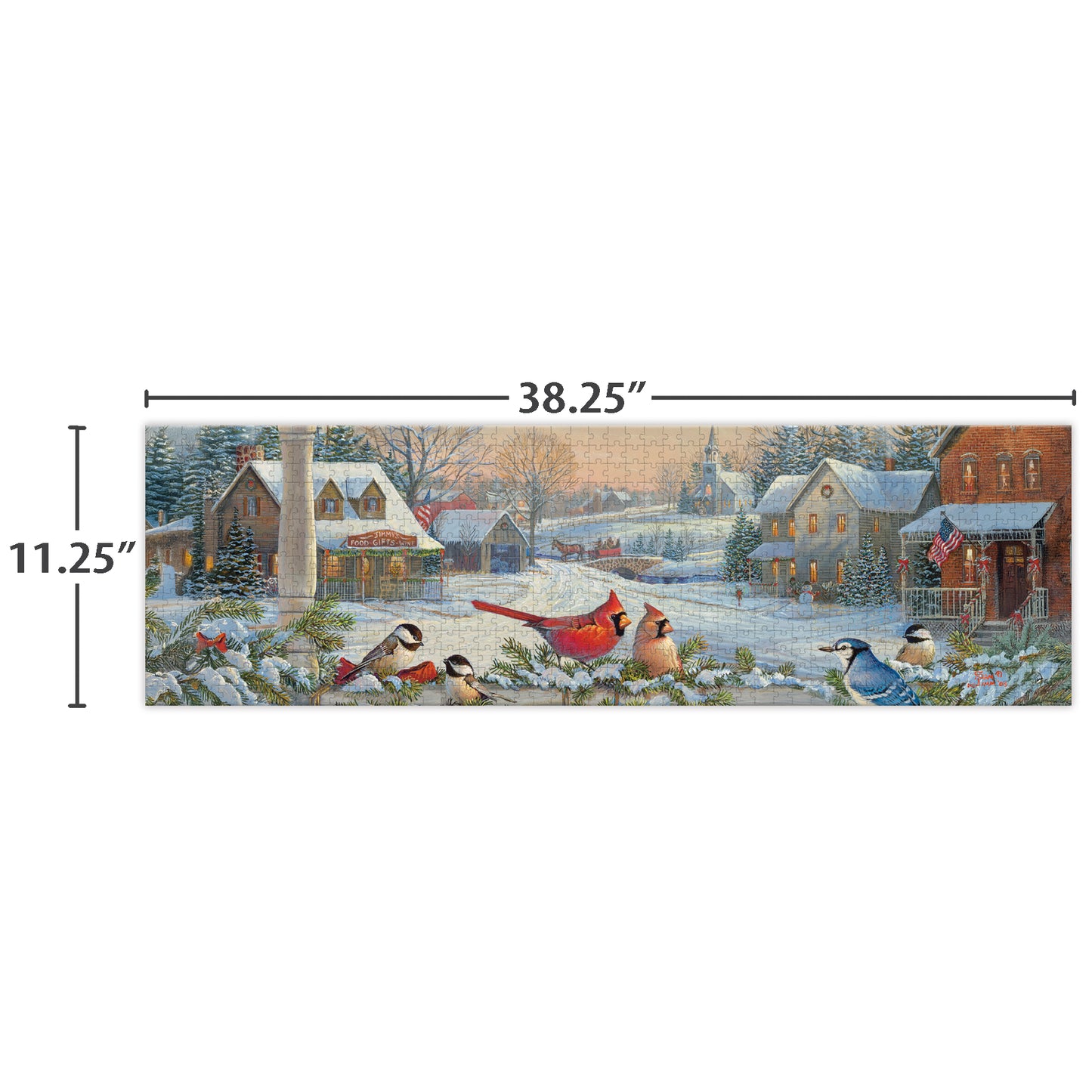 Birdsong Village 750 Pcs Panoramic - Puzzles