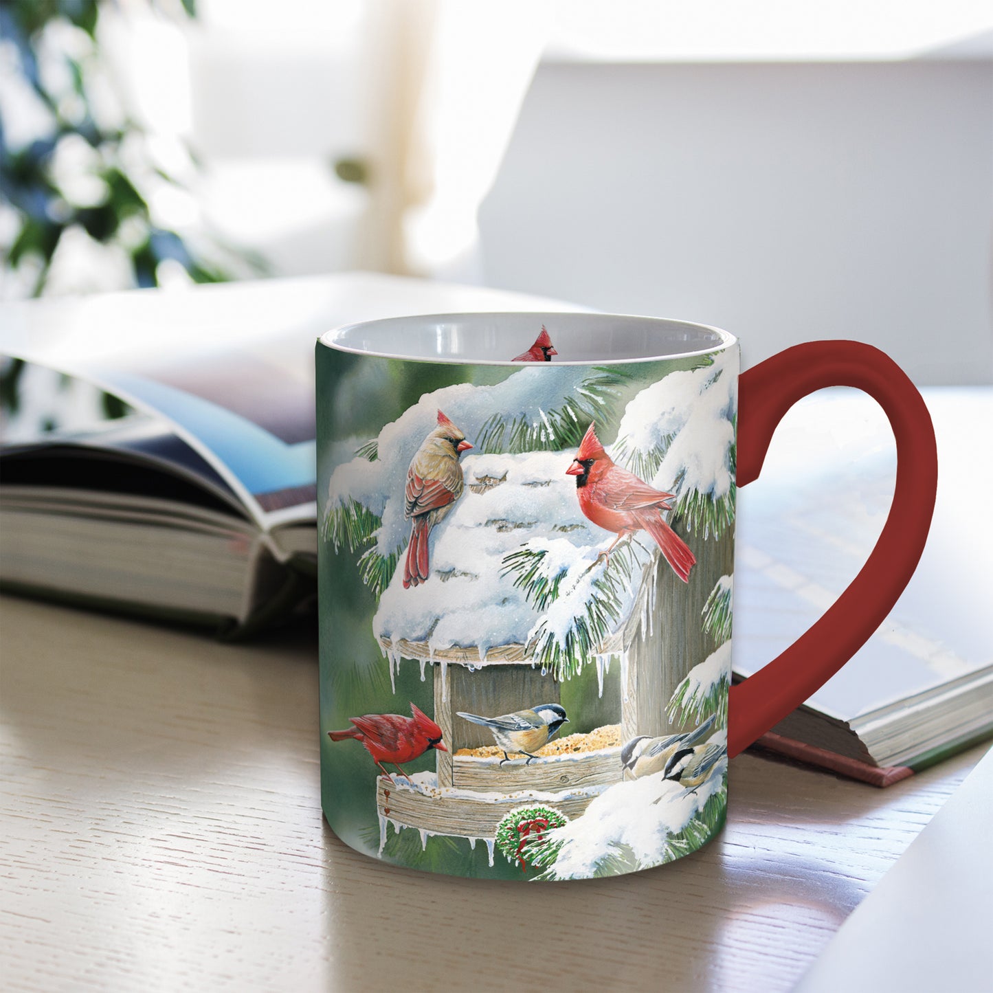 Cardinal Christmas - Coffee Mug